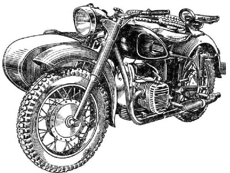 мотоцикл Днепр - К750 - к-750