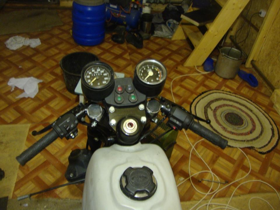 мотоцикл Ява - 638 - собрал приборную панель 