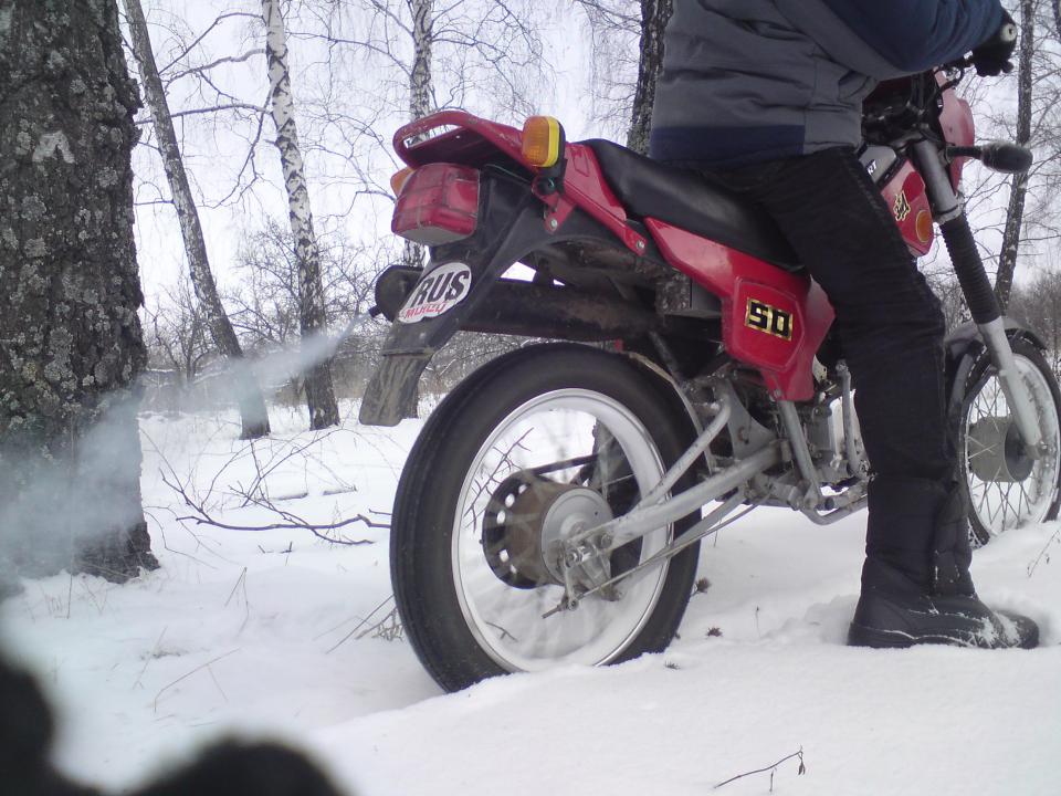 мотоцикл ЗиД - 50-01 - зимой 2011