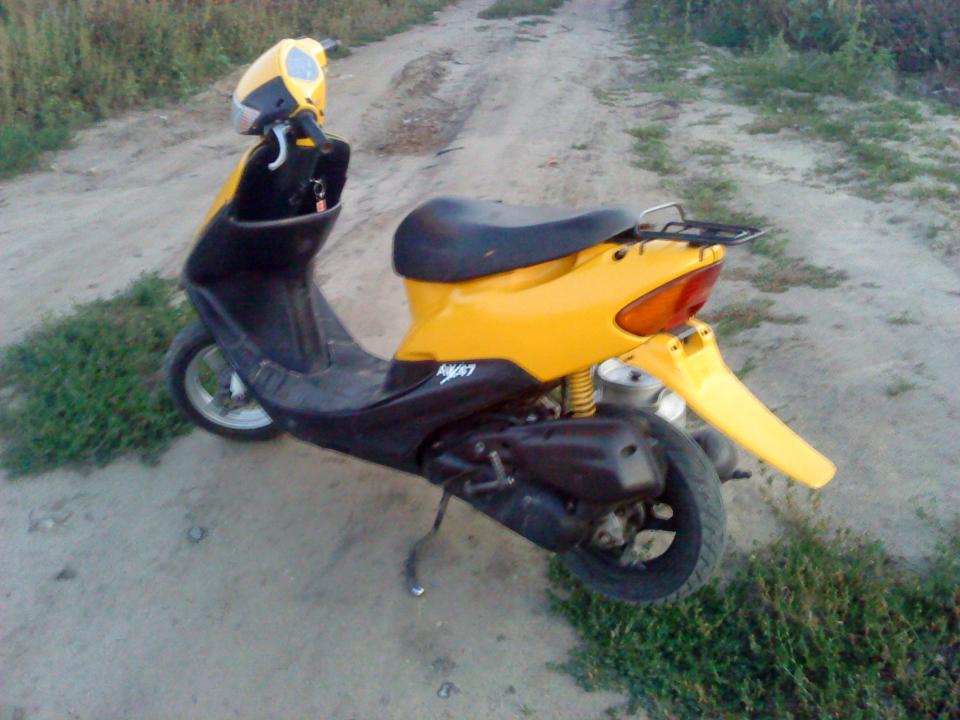 мотоцикл Honda - Dio - Желтое ведро)))