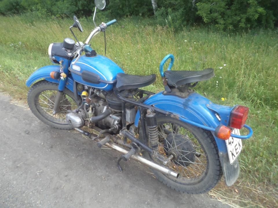 мотоцикл Урал - 8103 - Синий красавец
