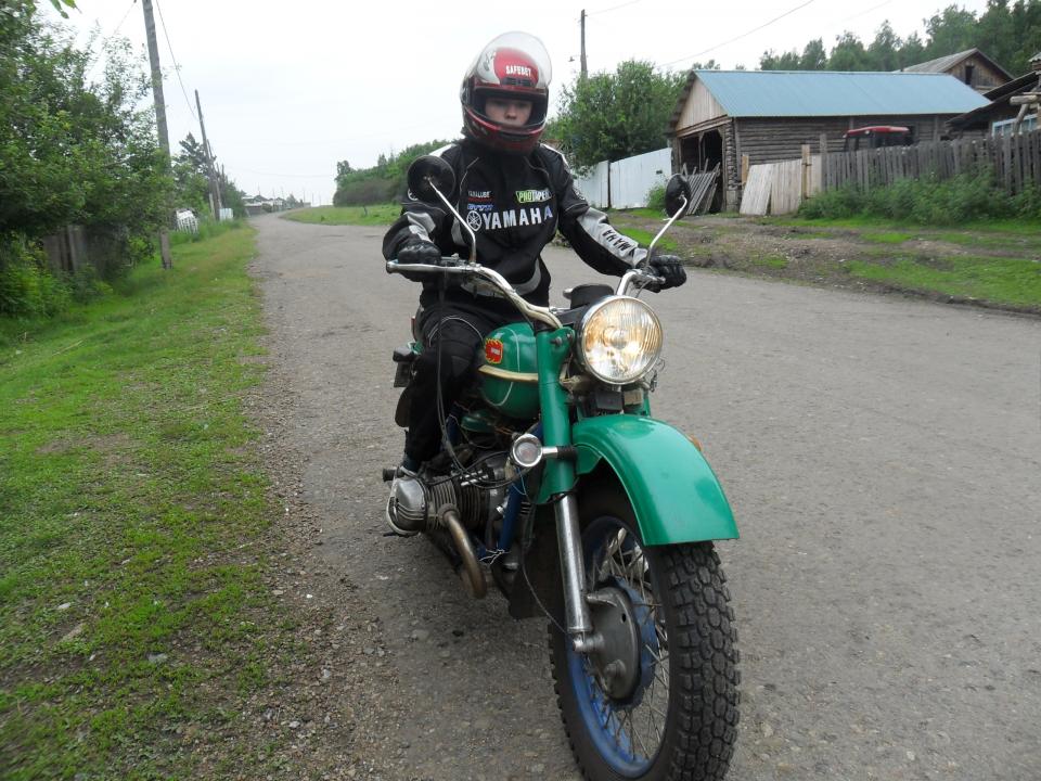 мотоцикл Урал - 8103 - зеленый крокодил