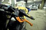 Короткие "золотые" ручки переднего тормоза и сцепления Мотоцикл  Honda - CBR