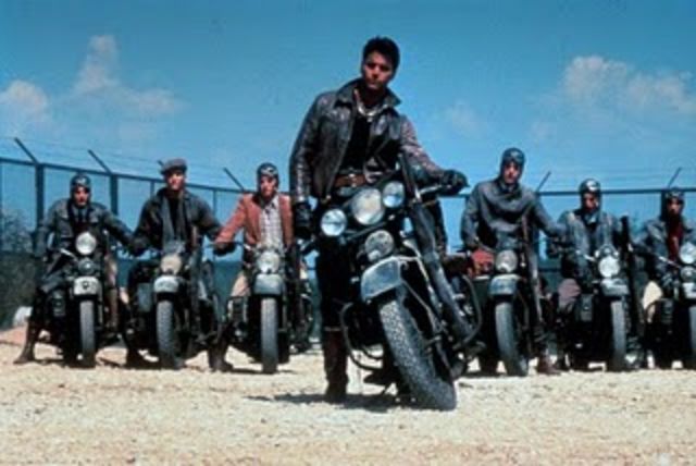 Мотоциклы в фильмах из прошлого