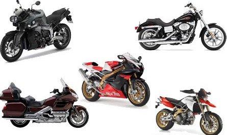 Разновидности мотоциклов