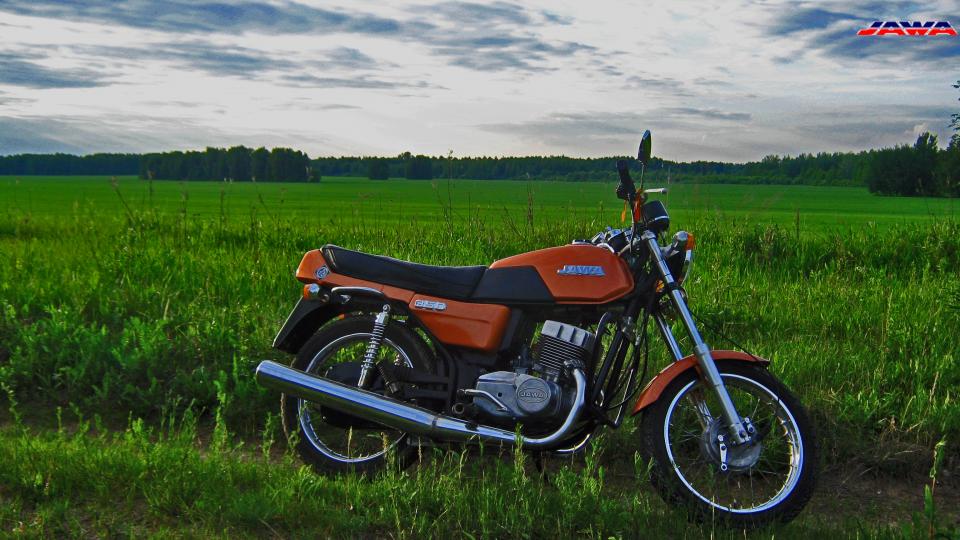 мотоцикл Ява - 638 - Золотая ява)