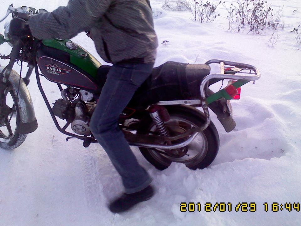 мотоцикл Sabur - SB - зима) -15 градусов)