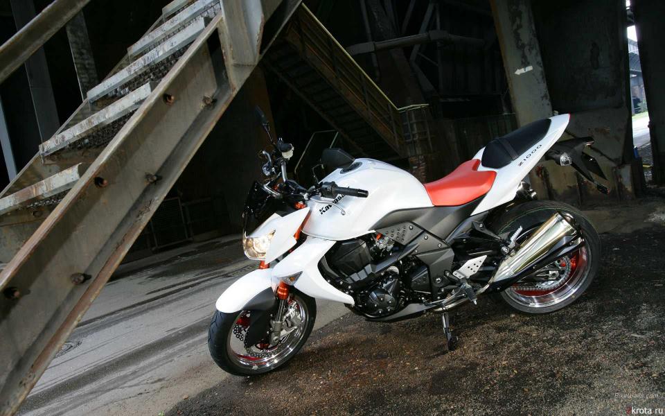 мотоцикл Kawasaki - 1000 - Kawasaki Z1000 White Horse "08. Бывший лучший друг