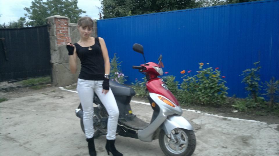 мотоцикл Skymoto - Skystar - Я и мой маленький друг!! :))