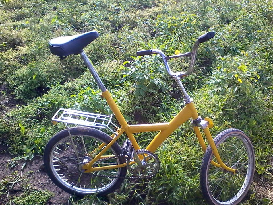 мотоцикл Другая - Самоделки - желток велосипедый
