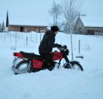 фото самого ижа осенью 2011 и январь 2012 Мотоцикл  ИЖ - Планета 5