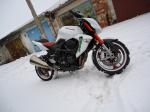 зимняя вылазка или "пофиг на снег, ща все равно поеду" )) Мотоцикл  Kawasaki - 1000