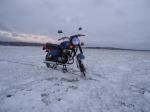 *  *  *первый снежок *  *  * Мотоцикл  Восход - 3M