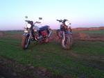 весенний фотосет Мотоцикл  Восход - 3M