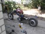 мотоцикл Alphamoto - Harley - Вот так я оприделял потянит ли 49.9см3 колесо R13,Разогнал до 68 км/ч