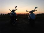 мотоцикл Stels - Vortex 50 - Белый Глазастик
